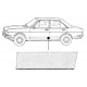 Audi 80 1978-1984, TÜRBLECH 4T VORNE LINKS