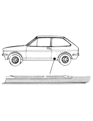 FORD FIESTA BAS DE CAISSE