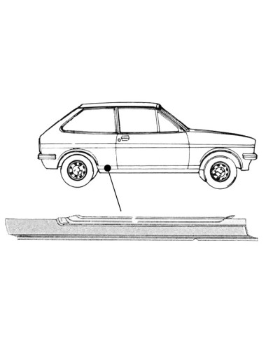 FORD FIESTA SILL