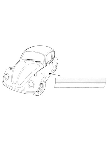 VW 1200/1500 UNTERRTÜRBLECH...