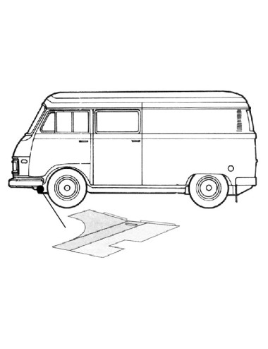 MERCEDES HANOMAG VLOERPLAAT...