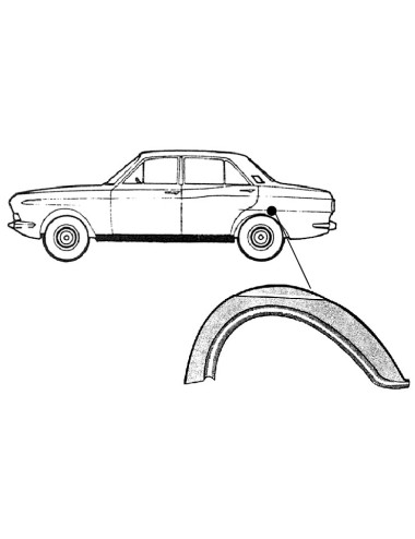FORD TAUNUS 12M(P6) REAR...