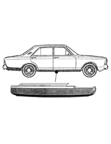 FORD TAUNUS 17M(P7) SILL 2D