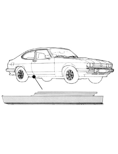 FORD CAPRI II/III BAS DE...