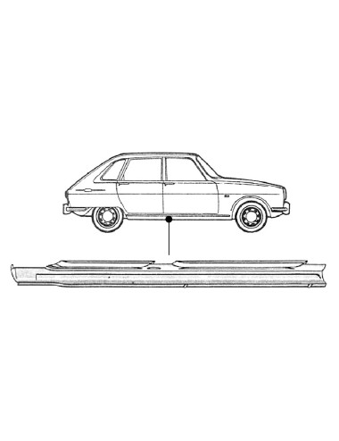 RENAULT R16 SILL RIGHT