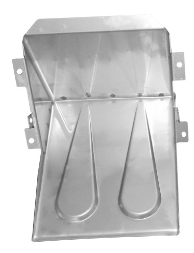 CITROEN 2CV BATTERIJBODEM-INOX