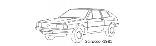 VW SCIROCCO I 1974-1981