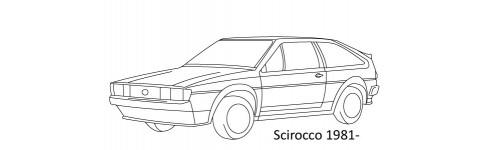 VW SCIROCCO II 1981-1992