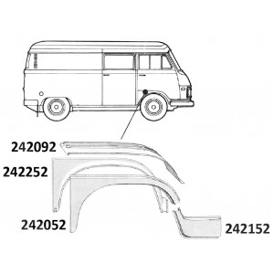 Mercedes Hanomag, FRONT WHEELARCH RIGHT
