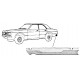 Ford Taunus TC/GXL, JUPE ARRIERE