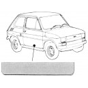 Fiat 126, TÜRBLECH RECHTS