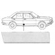 Audi 80 1978-1984, DOORPANEL 2D RIGHT